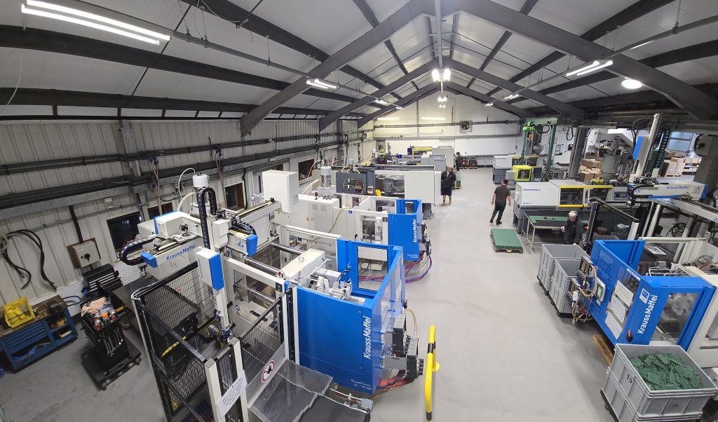 UK injection moulding facility Roland Plastics Suffolk