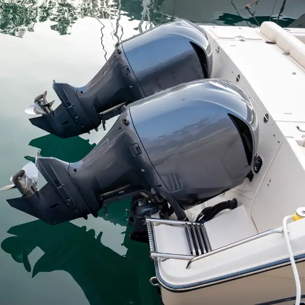 marine engine housing